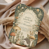 Vintage Forest Animals Baby Shower
