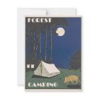 Vintage Forest Camping Travel