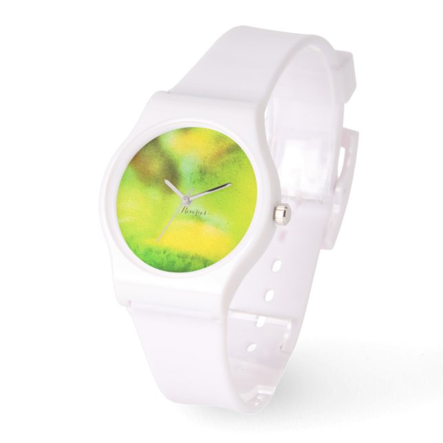 Vintage Forest Dreamer – Abstract Nature Visions Watch (Angle)