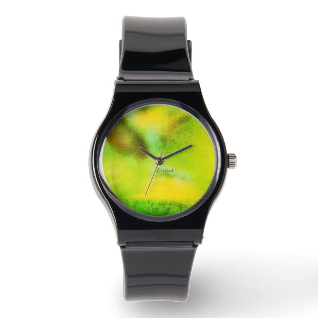 Vintage Forest Dreamer – Abstract Nature Visions Watch (Front)