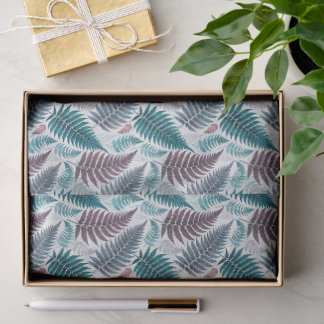 Vintage Forest Ferns Botanical Print Tissue Paper