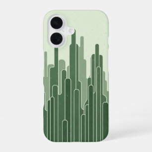 Vintage Forest Lines iPhone 16 Case