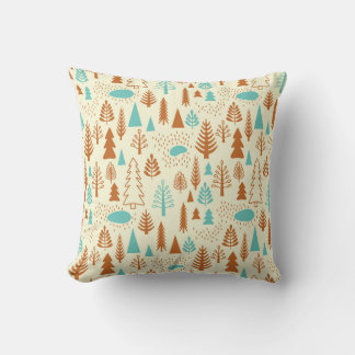 Vintage Forest: Timeless Natural Pattern. Cushion