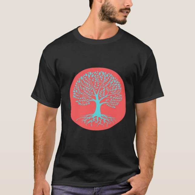 Vintage Forest Tree Design Tee (Front)