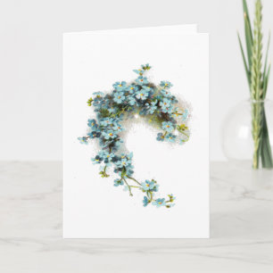 Vintage Forget-Me-Nots Card