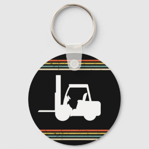 Vintage Forklift  Key Ring