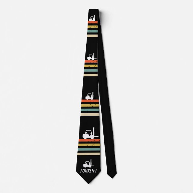Vintage Forklift Tie (Front)