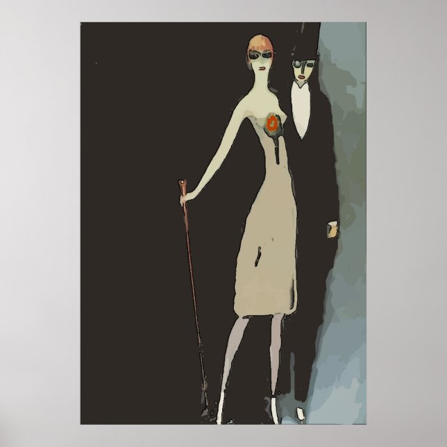 Vintage Formal Art Poster (Front)