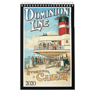 Vintage Forms of Transportation Calendar