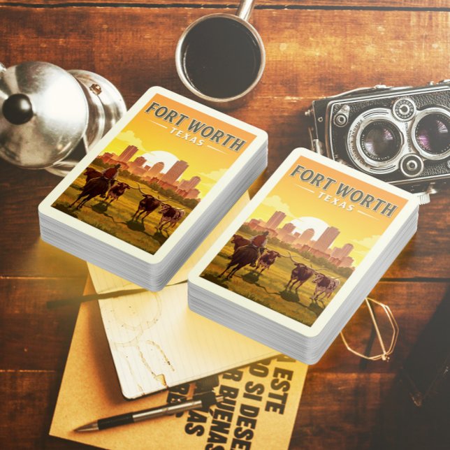 Vintage Fort Worth Texas Playing Cards (Creator Uploaded)
