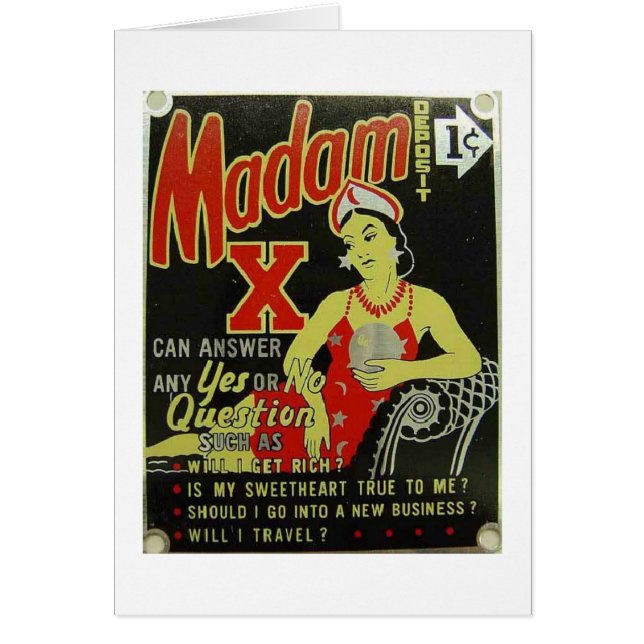 Vintage Fortune Teller (Front)