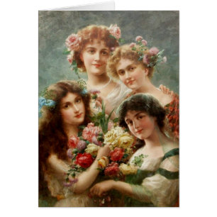 Vintage - Four Ladies of Yesteryear,