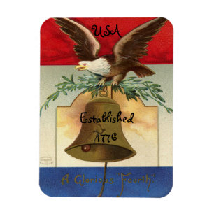 Vintage Fourth Of July Eagle Magnet