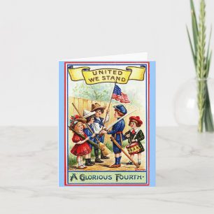 Vintage Fourth of July Notecard