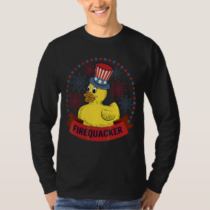 Vintage Fourth Of July Usa Patriotic Firecracker R T-Shirt
