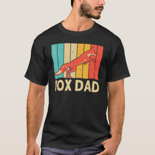 Vintage Fox For Dad Grandpa Men Uncle Wild Fox T-Shirt