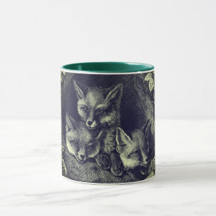 Vintage fox mug