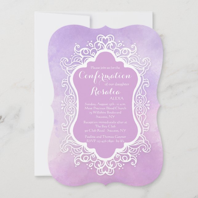 Vintage Frame Invitation (Front)
