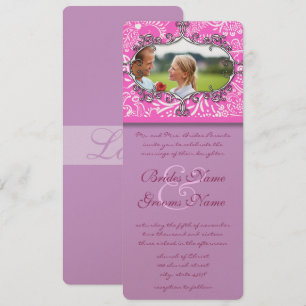 Vintage Frame Love Birds  Wedding Invitation