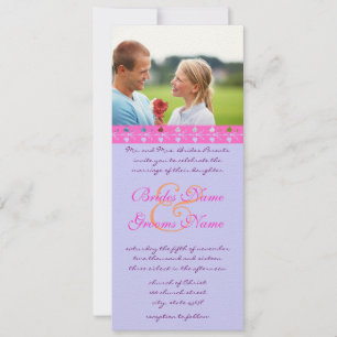 Vintage Frame Love Birds  Wedding Invitation