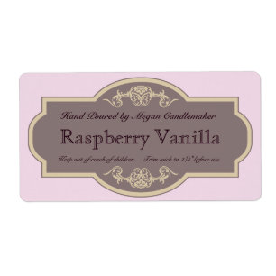 Vintage Frame with Floral Accents in Red Grey