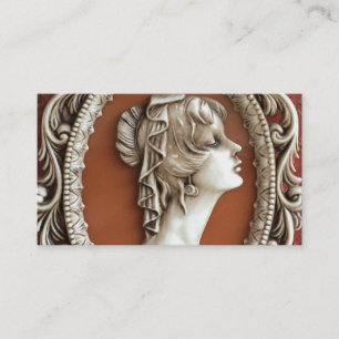 Vintage Framed Cameo Business Cards