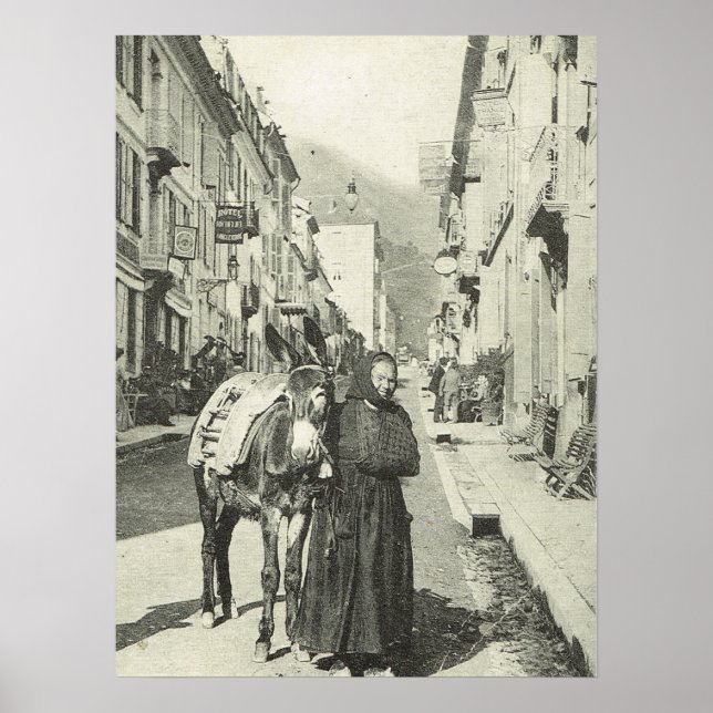 Vintage France, Bareges, Pyrenees Poster (Front)