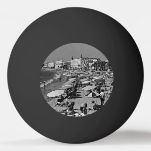 Vintage France Cannes the beach Dart Board Ping Pong Ball