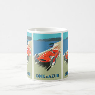 Vintage France: Côte d'Azur Travel Coffee Mug
