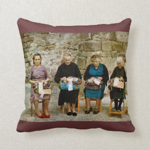 Vintage France, Haute Loire, Lace making Cushion