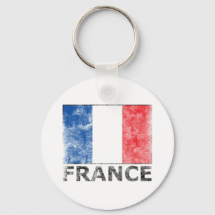 Vintage France Key Ring