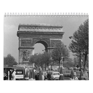Vintage France Paris 1970 Calendar