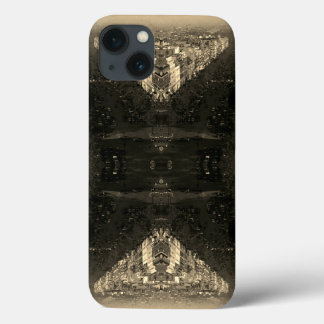 Vintage France Paris champs elysees avenue iPhone 13 Case