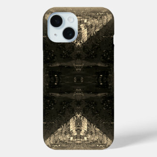 Vintage France Paris champs elysees avenue iPhone 15 Case