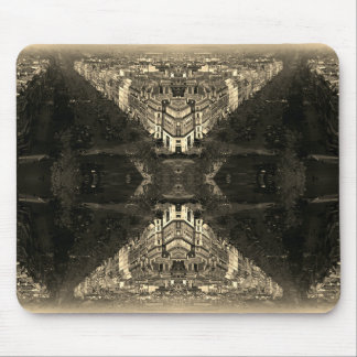 Vintage France Paris champs elysees avenue Mouse Mat