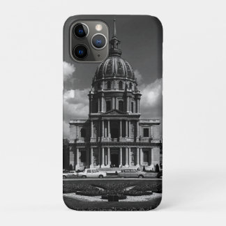 Vintage France Paris Church Saint Louis Invalides iPhone 11 Pro Case
