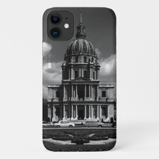 Vintage France Paris Church Saint Louis Invalides iPhone 11 Case