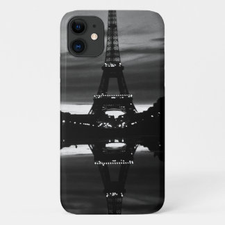 Vintage France Paris Eiffel tower reflection iPhone 11 Case