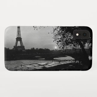 Vintage France Paris Eiffel tower sunset iPhone XR Case