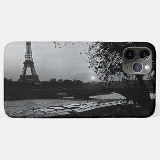 Vintage France Paris Eiffel tower sunset iPhone 11 Pro Max Case