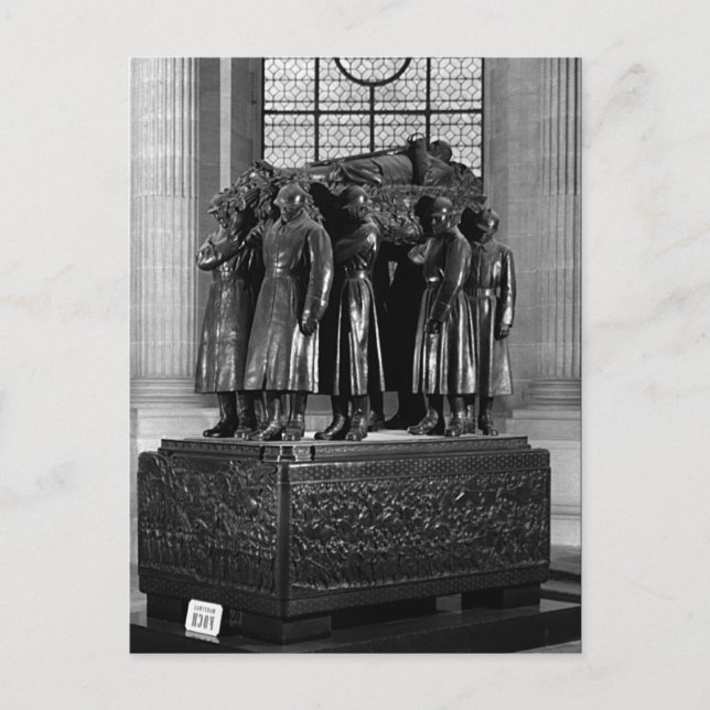 Vintage France Paris Invalides marshal foch tomb Postcard (Front)