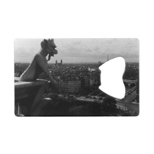 Vintage France Paris Notre Dame Cathedral devil