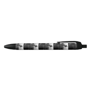 Vintage France Paris Notre Dame Cathedral devil Black Ink Pen