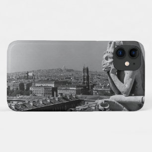 Vintage France Paris Notre Dame Cathedral thinker iPhone 11 Case