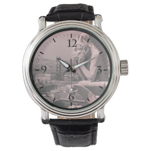 Vintage France Paris Notre Dame Cathedral thinker Watch