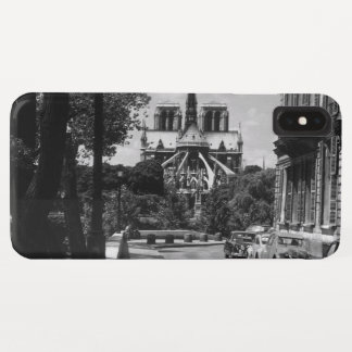 Vintage France Paris notre dame saint louis island iPhone XS Max Case