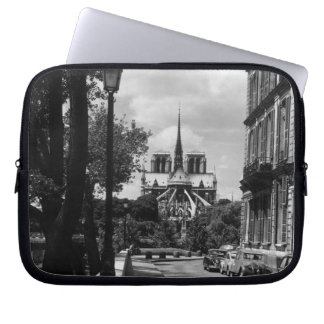 Vintage France Paris notre dame saint louis island Laptop Sleeve