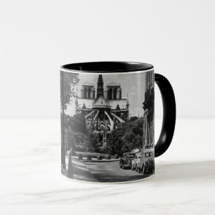 Vintage France Paris notre dame saint louis island Mug