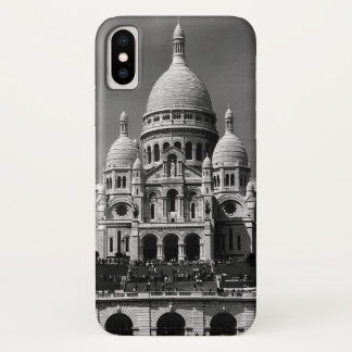 Vintage France Paris Sacre Coeur Basilica iPhone X Case