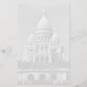 Vintage France Paris Sacre Coeur Basilica Stationery